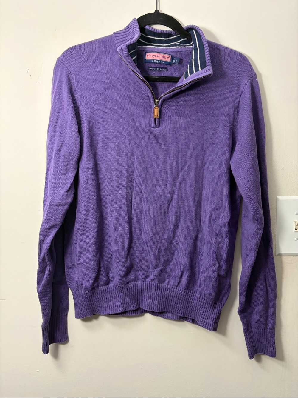 Vineyard Vines Half-Zip Sweater Size Small